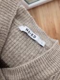 Na-kd sweter w paski L z dekoltem V blogerski Pinterest