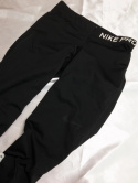 Nike pro czarne legginsy S Dri fit