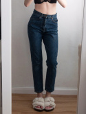 Dr Denim nora mid retro jeansy mom jeans spodnie jeansowe 27/32