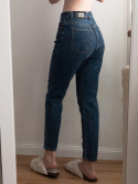 Dr Denim nora mid retro jeansy mom jeans spodnie jeansowe 27/32