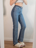 Vero Moda W26 L32 26/32 dwukolorowe jeansy spodnie jeansowe proste Pinterest